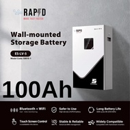 RAPD Li - BATTERY WALL TYPE 100Ah - 51.2V (NEW) ส่งฟรี