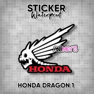 Honda Dragon Logo Sticker Honda Dragon Waterproof Sticker