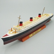 1:1250 Diecast Ship Model Toy ATLAS RMS Normandie Ocean Liner Cruiser Miniature Replica