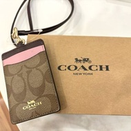 Coach 經典掛頸證件套卡套