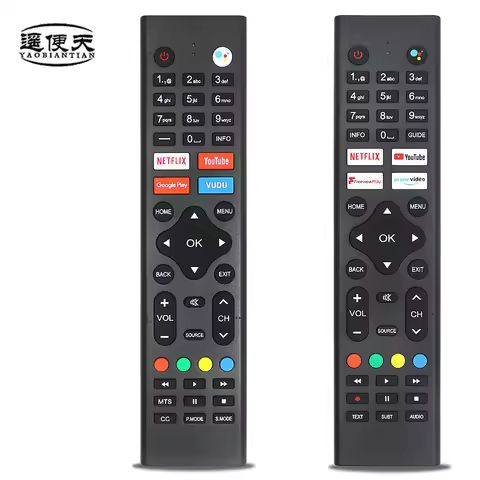 Bluetooth Voice Remote Control for Scepter-TV A550CV-UMC, CELLO ZK4-G0205, RCA RS32H2-EU, Logik Logi