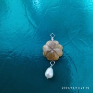 珊瑚石加淡水珍珠