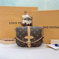 LV Saumur BB老花馬鞍包