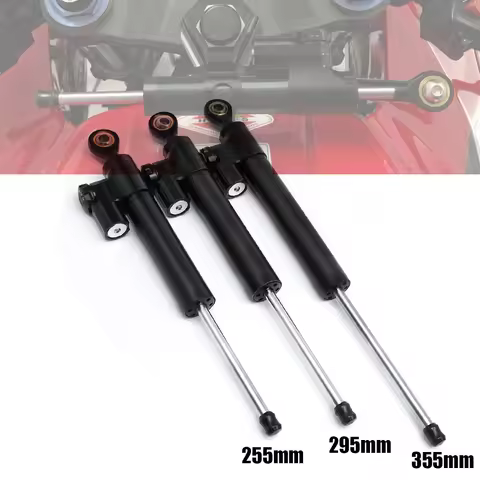 255mm 295mm 355mm CNC 2025 Aluminum Universal Steering Damper For Yamaha YZF R1 R3 R6 R7 R9 R125 R25