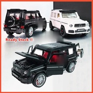 【Hantar Cepat】 Big G Toyota Alphard Car Toys Models Sound and Light Collection Can Open The Door Mai