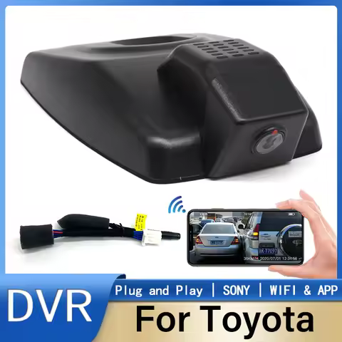New! Car DVR WIFI Plug And Play Dash Cam Camera Video Recorder For Toyota Rav4 2019 To 2021/Venza Ha