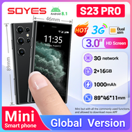 SOYES S23 Pro สมาร์ทโฟนขนาดเล็ก 2GB RAM 16GB ROM แอนดรอยด์ 8.1 สแตนด์บาย 2 ซิม แบตเตอรี่ขนาด 1000mAh