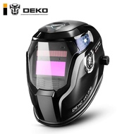 DEKO DNS-550E Solar Power Auto Darkening Welding H--elmet Welder Lens 92*42cm Larger View Area for T