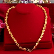 916 gold men's necklace domineering 22K gold neck chain sweater chain really the same paragraph