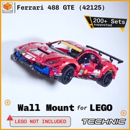 Wall Mount For Lego Technic Ferrari 488 GTE (42125) (2 In 1)