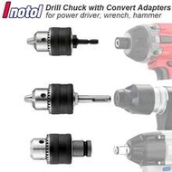 Drill Chuck With Key Adapter Kit Quick Change SDS Plus 1/4inch Hex Hexagon 1/2inch Square Socket Sha