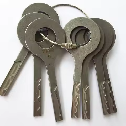 HU66 HU 66 for VW 7PCS/lot Round Key Model Car Door Opener Locksmith Tools