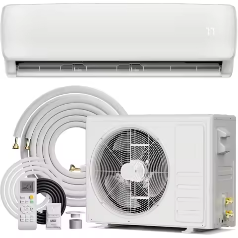 USA Stock 12000 BTU Mini Split Air Conditioner Heater 19 SEER2 110V Ductless Inverter Heat Pump Cool