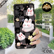 HP Xiaomi Softcase poco C65 Casing Latestpoco C65 4G 2024 Softcase Casing Silicone Case Cheaphp