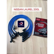 HOS - CAR PLUG WIRE SET / PLUG CABLE SILICONE - NISSAN LAUREL 200L
