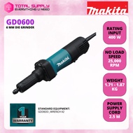 MAKITA GD0600 6 mm Die Grinder ORIGINAL WITH WARRANTY | GD 0600 400W | 6MM