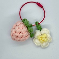 編織小物X草莓小花吊飾