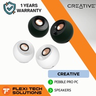 Flexi Tech Creative Pebble Pro PC Speakers - Green/White