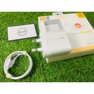 100% Original OPPO Realme SuperVOOC Charger 65W SuperVOOC Charger With VOOC Cable Type-C 1 Set