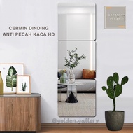 Drommare Mirror Acrylic Wall Mirror Sticker HD Glass Anti-Shatter Mirror