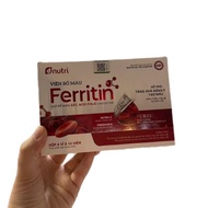 Iron and folic acid supplement pills-Frritin (box of 30 pills), reduces the risk of iron deficiency 