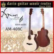 Enya Amari Acoustic Guitar AM-408C with FREE Bag (2 Days Delivery)