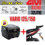 HONDA VARIO 125 VARIO150 150 VARIO125 GIVI SRV SPECIAL MONORACK MONO RACK BOX KOTAK TAPAK TOP CASE B32N E250N B33NM