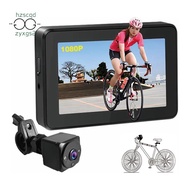 Handlebar Bike Mirror,4.3In 1080P Monitor Bicycle Rear View Camera,Night Vision Bike Camera for Moun