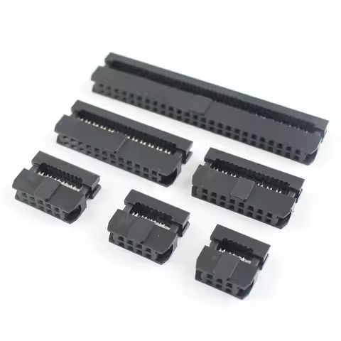 10pcs 2mm 2.0mm Pitch FC 6/8/10/12/14/16/18/20/22/24/26/30/34/40/44/50/60 Pin IDC Female Header Conn