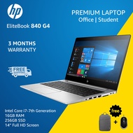 HP EliteBook 840 G4 Laptop | Intel Core i7-7th Gen | 14" Display | 8GB-16GB Ram 256GB-512GB SSD | Windows 10 Pro