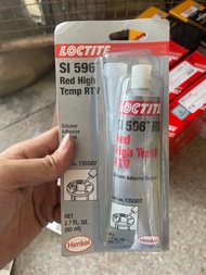ยกกล่อง 12 ชิ้น🎉🎉กาวทาปะเก็น SI 596 RD (Red High Temp RTV) สีแดง ยี่ห้อ LOCTITE ขนาด 80 มล.