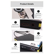 TECHCHIP-Blu-Ray Burner Player USB 3.0 CD DVD External Bluray Drive Writer Reader for PC Laptop Desk