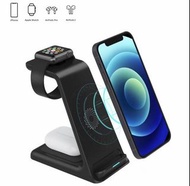 全新多功能三合一桌面手機無線 快充電器 ABK-C200 - IPhone / Apple Watch/ AirPods