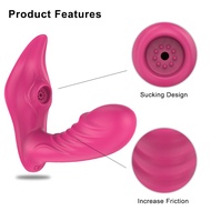 △Wireless Remote Control Sucking Vibrator for Women G Spot Clit Sucker Clitoris Stimulator