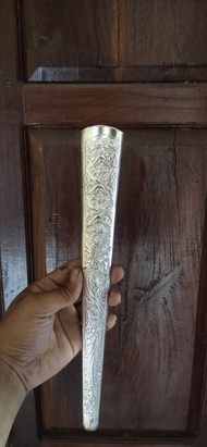 pendok bunton Jogja motif naga sepuh perak