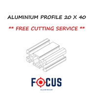 [ 20 X 40 ] ALUMINIUM PROFILE FOR ROBOTICS [ CUSTOMIZE LENGTH ]