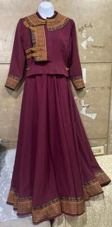 民俗風原住民傳統服飾族服飾表演服電繡貼布繡大圓裙圖騰排灣族魯凱族布農背心大圓裙
