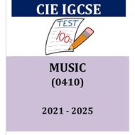 Igcse Music  (PAPER 1) PAST YEAR PAPER 2021-2025 Nov