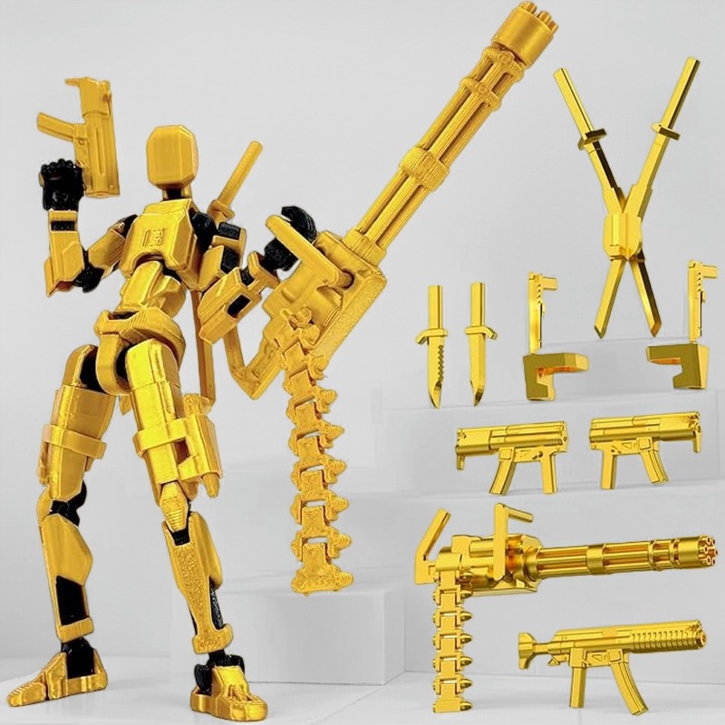 T13 Titan 13 Action Figure Set Robot Action Figure 3D Printed Robo 13 Action Fidget Toys For Collect