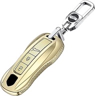 ontto PC Car Key fob Cover Fit for Porsche 718 911 Carrera 918 Spyder Boxster 981 Cayenne 92A Cayman