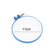 1ชิ้น/ถุงสุ่มสีพลาสติกกรอบกลมงานปักครอสติชห่วงปัก DIY งานปักครอสติชเครื่องรอบมือในครัวเรือนอุปกรณ์เย็บผ้า