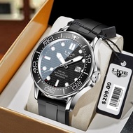 {Miracle Watch Store} LIGE Mens นาฬิกาควอตซ์แบรนด์หรูธุรกิจนาฬิกาข้อมือส่องสว่างกีฬานาฬิกากันน้ำสแตนเลส Reloj Hombre