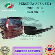 PERODUA ALZA SE 1 REAR SKIRT BODYKIT 2008 2009 2010 2011 2012 2013