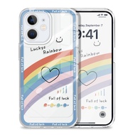 Rainbow Heart Phone Case For Xiaomi 15T Pro 14T 13T 12T 12 11 Lite Poco F7 X7 M7 M6 X4 4G 5G Clear C