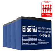 Biaoma Classic Type แบตเตอรี่แห้ง แท้ แบตรถไฟฟ้า  new 48v20Ah แบตเตอร์รี่รถไฟฟ้า แบตเตอรี่ตะกั่ว12V/20ah
