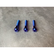 {XC} Huang Titanium HUATAI Positive Alloy Screw Brembo Pair Four Big Crabs Crab Body M8 40mm 1.25 Te