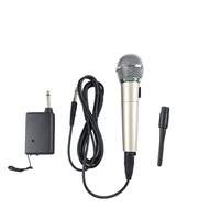 Wired Wireless Dual-purpose Microphone Wired Microphone Metal Plating Wireless Microphone Dynamic Mi