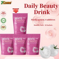 【HALAL】7Lume White Tomato Skin Brightening Supplement Whitening Drink Boosts Sun Protection Reduces 