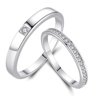 Old Fengxiang First Men's and Women's Birthday Gift Commemorative Love Token PT950 Platinum Ring Couple Platinum Couple Rings