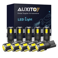 AUXITO การอ่านรูปทรงกลม T10หลอดไฟ LED T10รถยนต์ไฟเก๋งโคมไฟ W5W 194 168 5630 Smd 12V 2ชิ้น